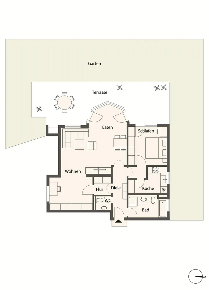 3 Zimmer Wohnung mit 100 m² in Stuttgart – Bild 3