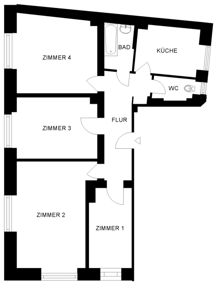 4 Zimmer Wohnung mit 85 m² in Nürnberg – Bild 2