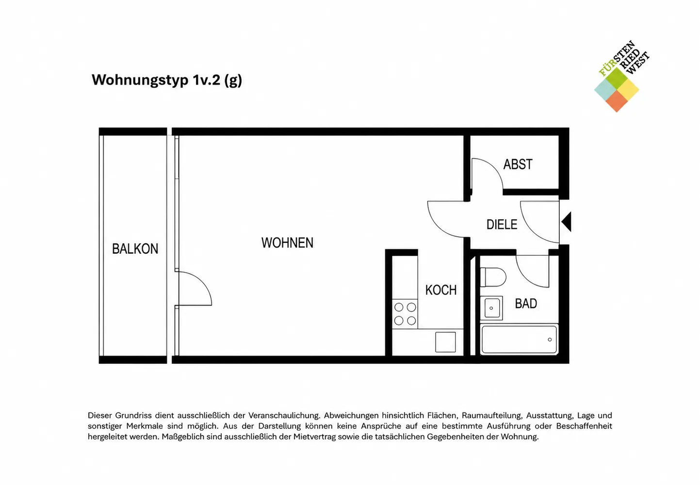 1 room apartment with 43 m² in Munich – Photo 9