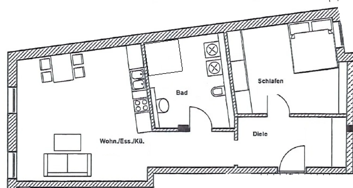 2 room apartment with 66 m² in Augsburg – Photo 9