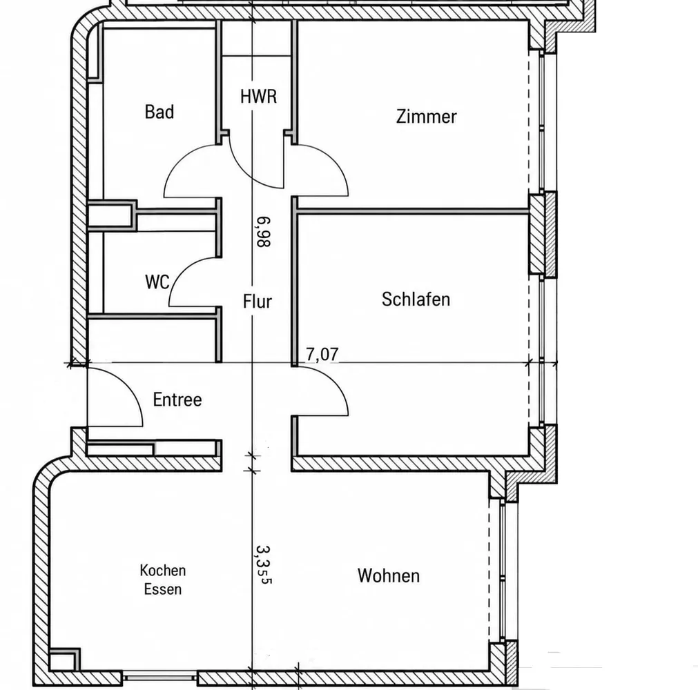 3 Zimmer Wohnung mit 80 m² in Mainz – Bild 2