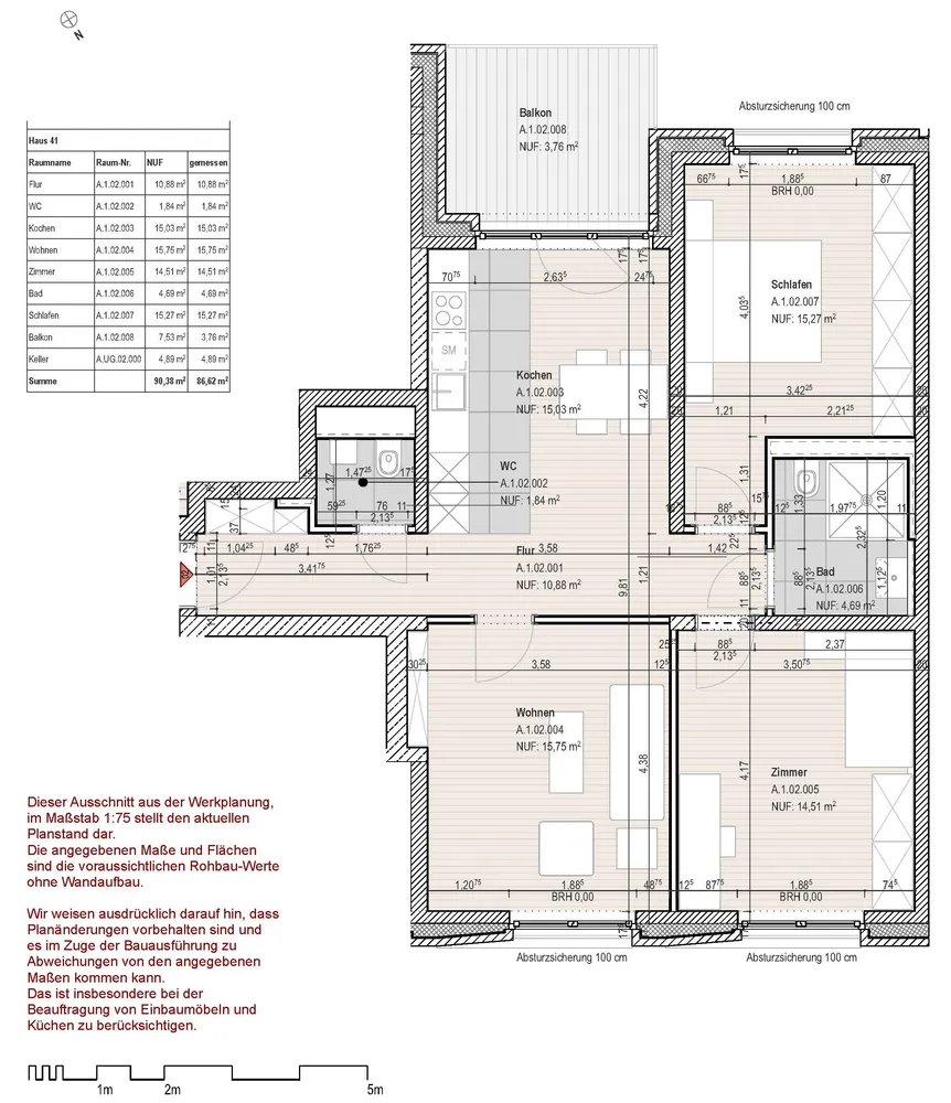 3 Zimmer Wohnung mit 87 m² in Düsseldorf – Bild 8