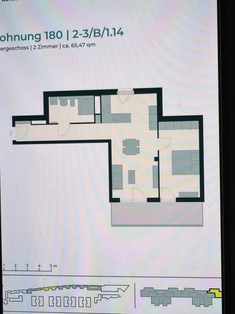 2 Zimmer Wohnung mit 65 m² in Berlin – Bild 1