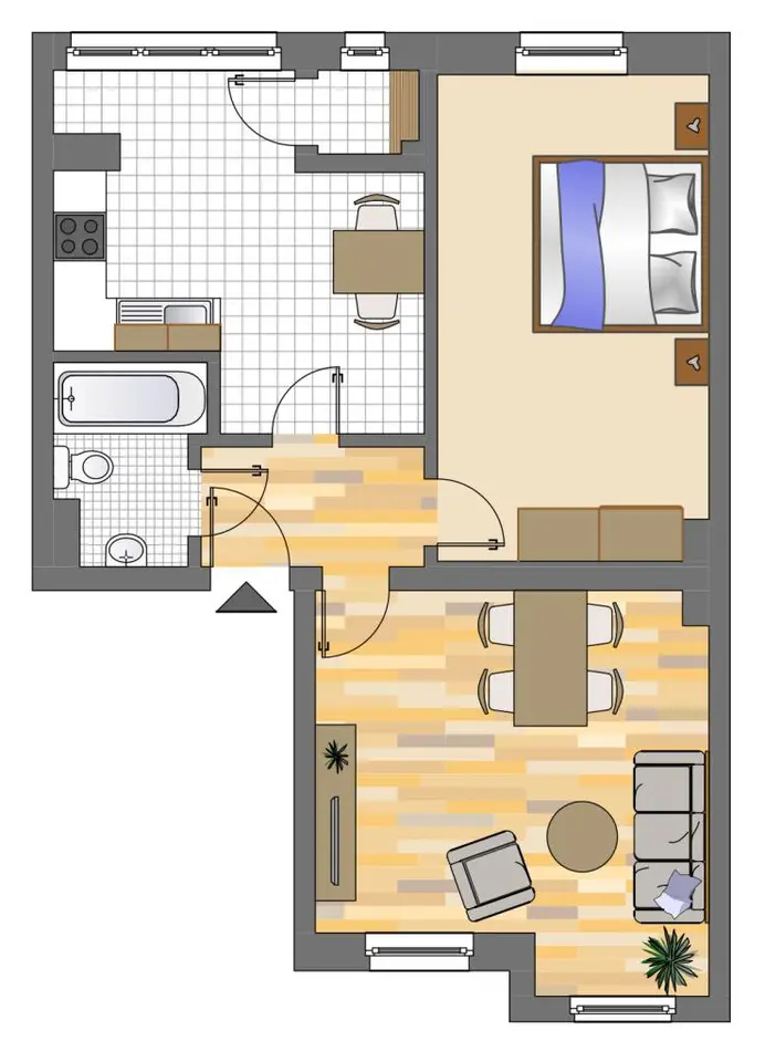3 Zimmer Wohnung mit 54 m² in Herne – Bild 7