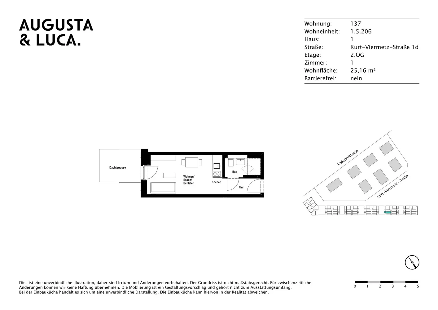 1 Zimmer Wohnung mit 25 m² in Augsburg – Bild 10