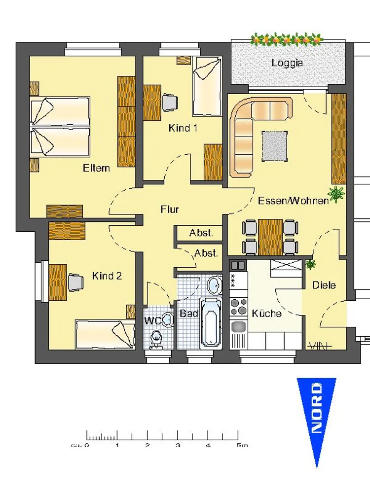 4 Zimmer Wohnung mit 88 m² in Arnsberg – Bild 2