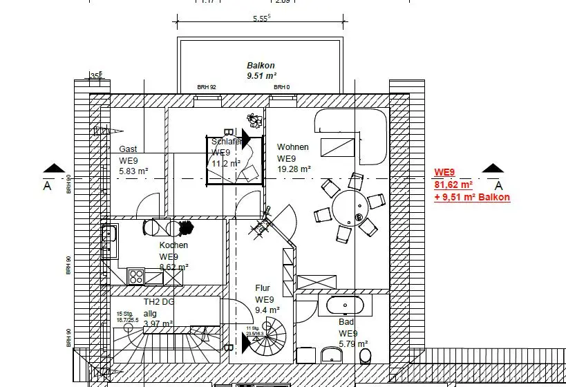 4 Zimmer Wohnung mit 91 m² in Borna – Bild 9