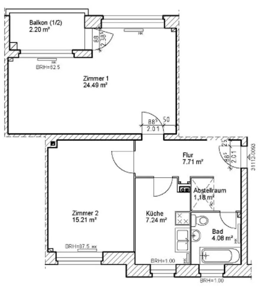2 room apartment with 62 m² in Berlin – Photo 8