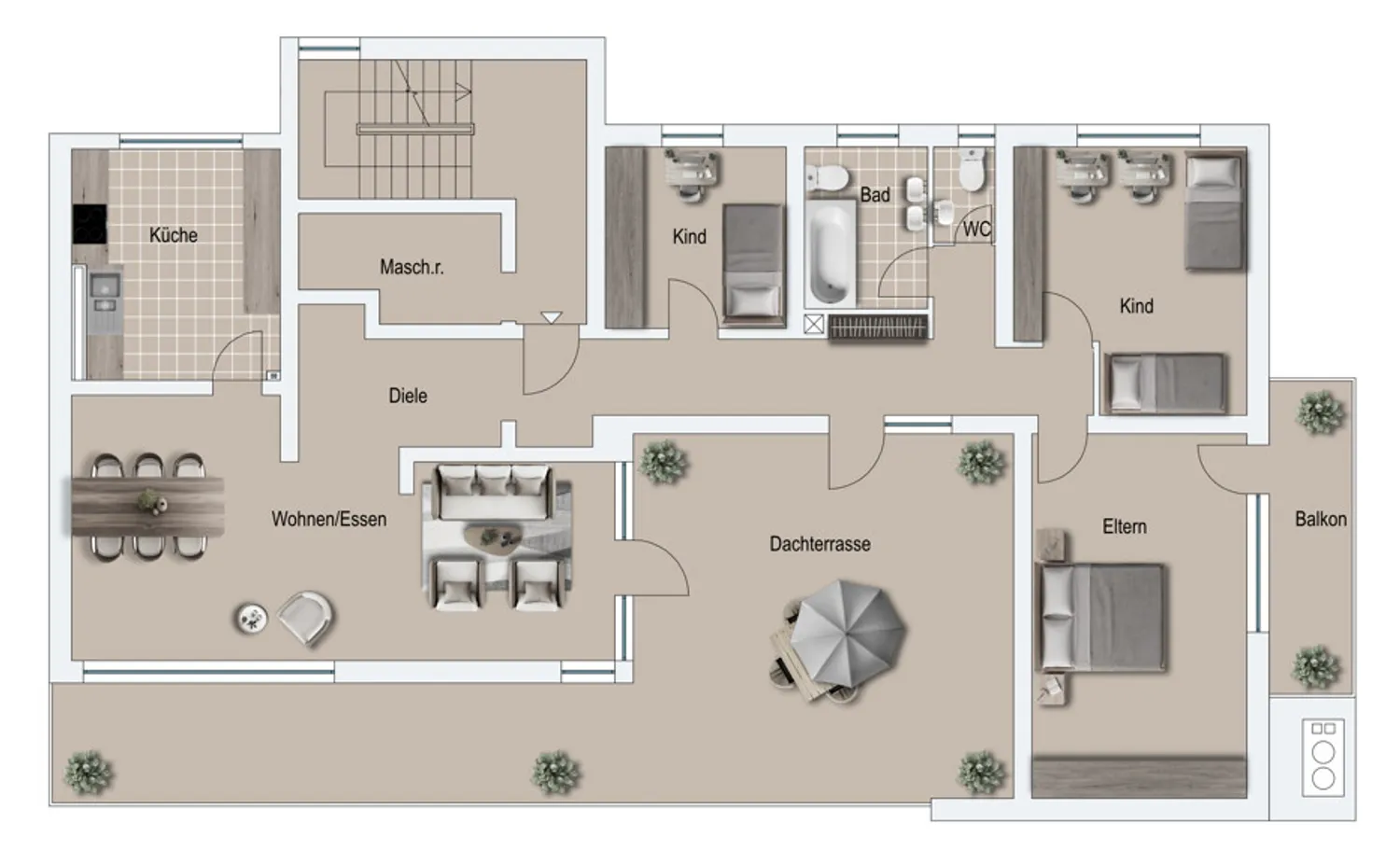 4 Zimmer Wohnung mit 131 m² in Fürth – Bild 10