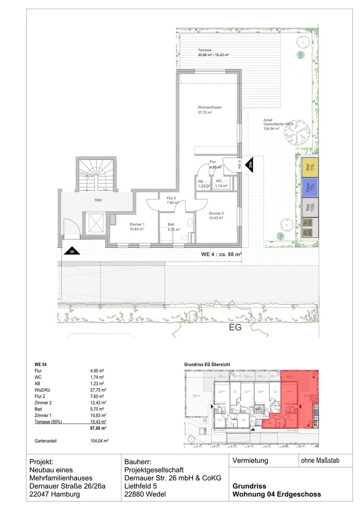 3 Zimmer Wohnung mit 88 m² in Hamburg – Bild 9