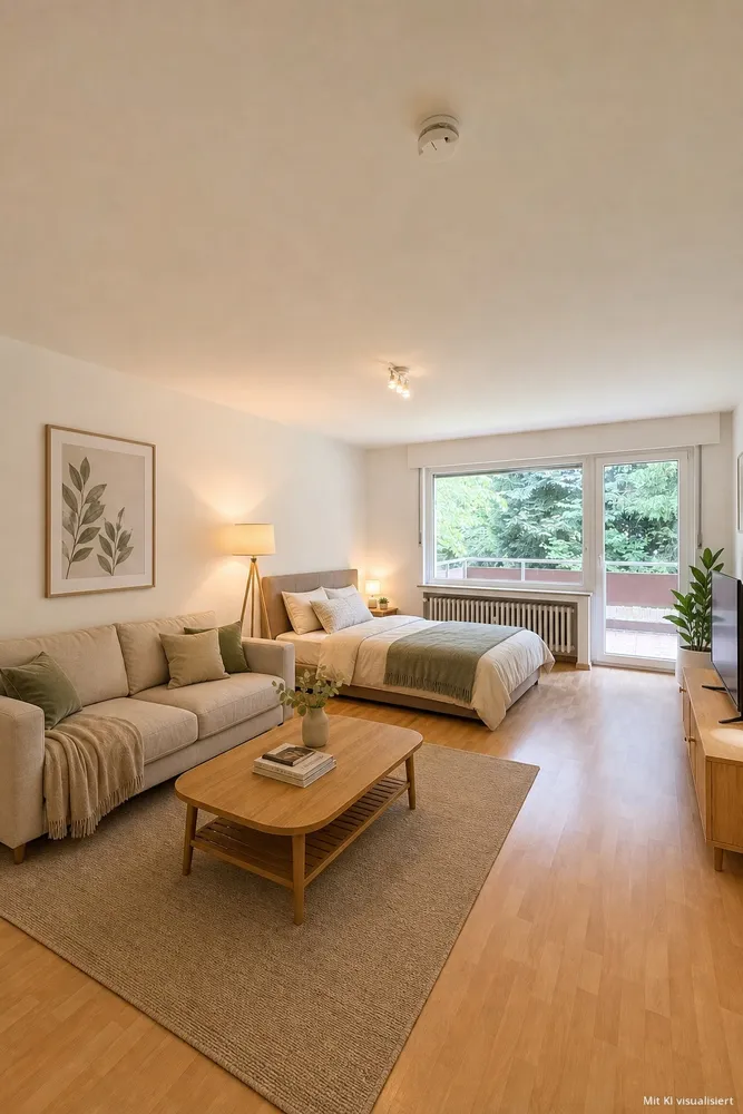 1 room apartment with 40 m² in Essen – Photo 1