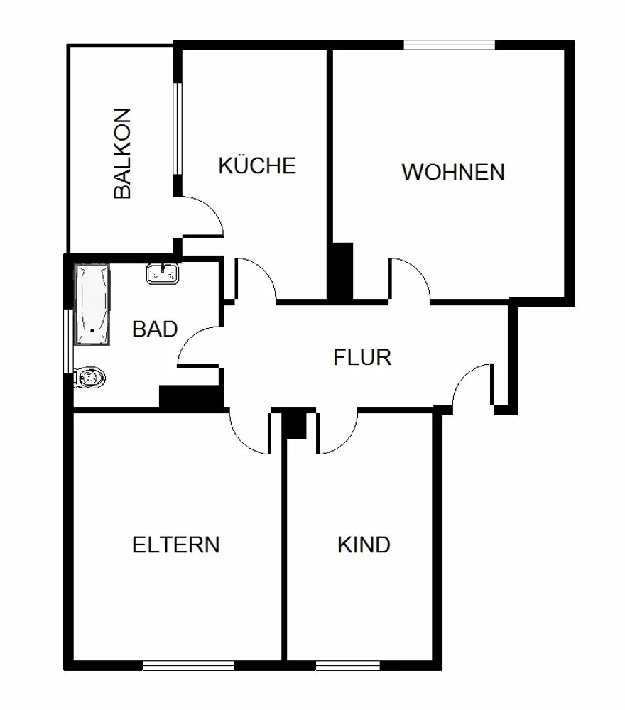 2 Zimmer Wohnung mit 48 m² in Dortmund – Bild 3