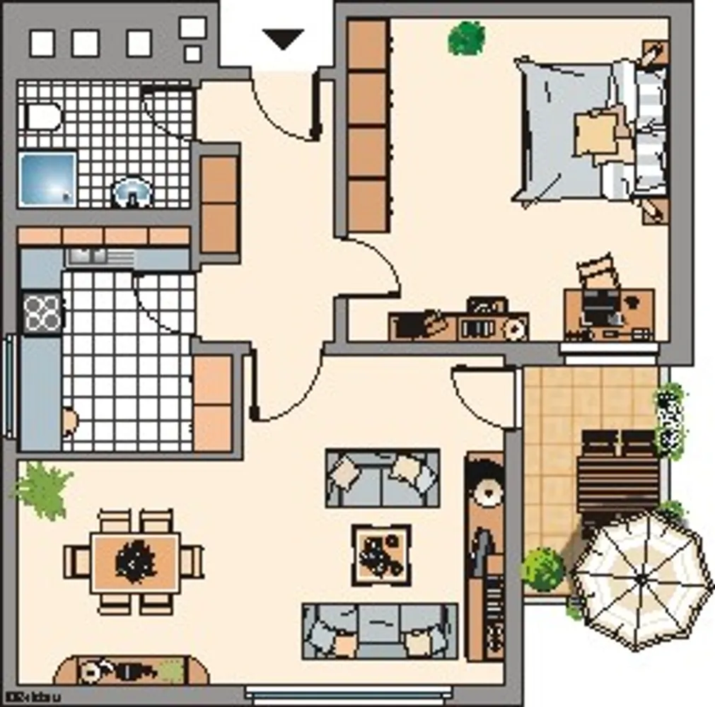 2 Zimmer Wohnung mit 56 m² in Duisburg – Bild 7