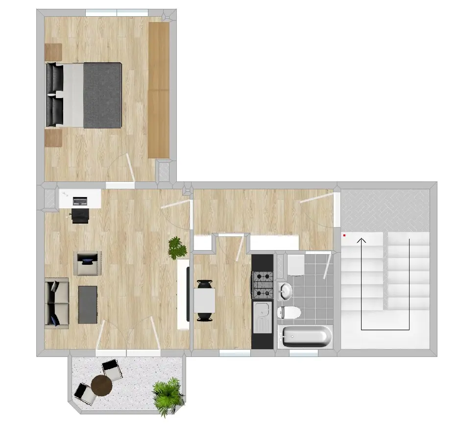 2 Zimmer Wohnung mit 52 m² in Riesa – Bild 6