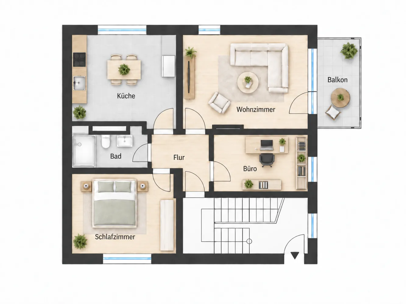 3 Zimmer Wohnung mit 66 m² in Wiesbaden – Bild 9