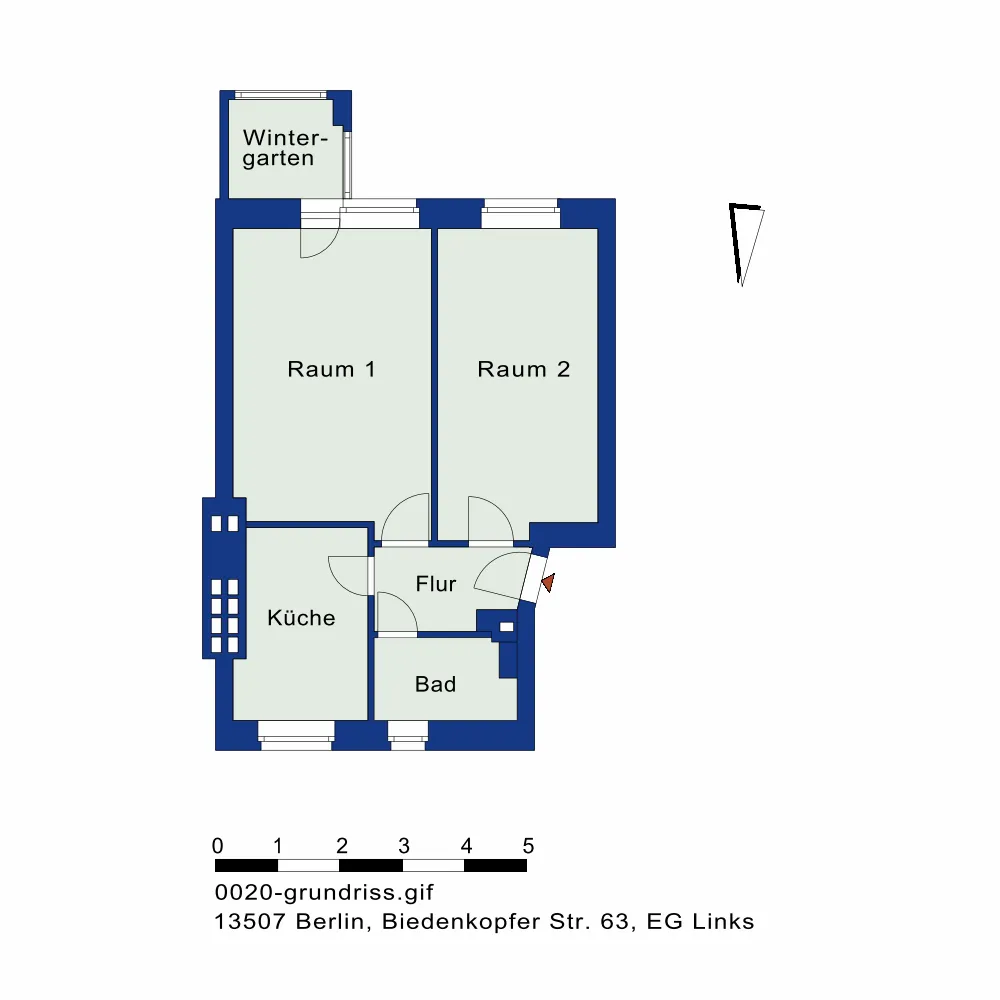 2 Zimmer Wohnung mit 43 m² in Berlin – Bild 7