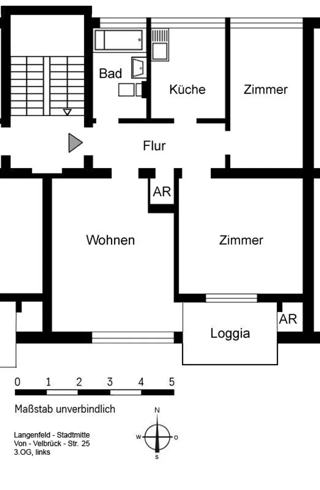 3 Zimmer Wohnung mit 64 m² in Langenfeld – Bild 5