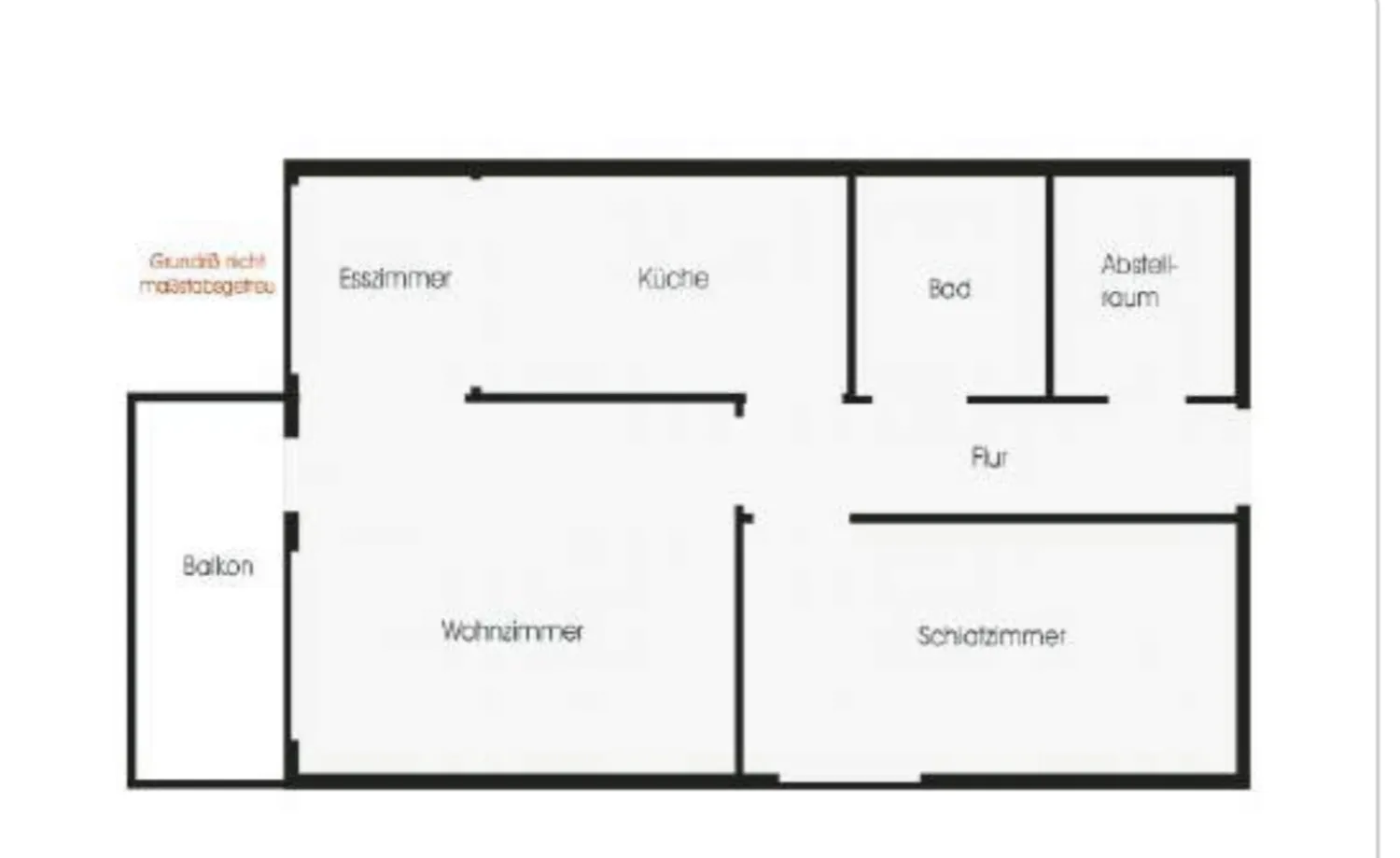 3 Zimmer Wohnung mit 65 m² in Hamburg – Bild 1