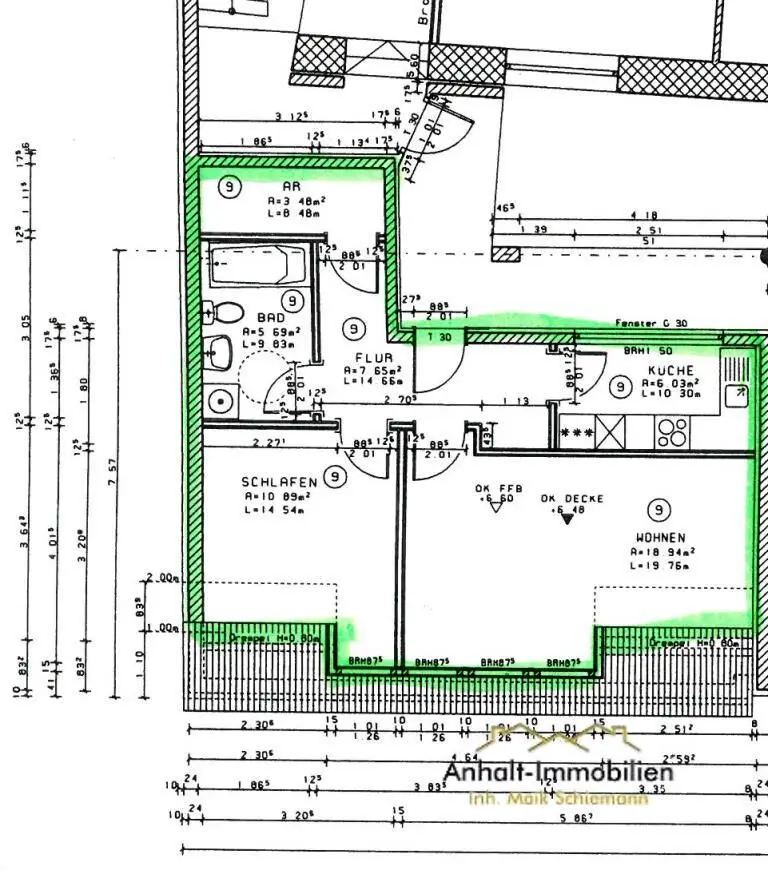 2 Zimmer Wohnung mit 49 m² in Delitzsch – Bild 9
