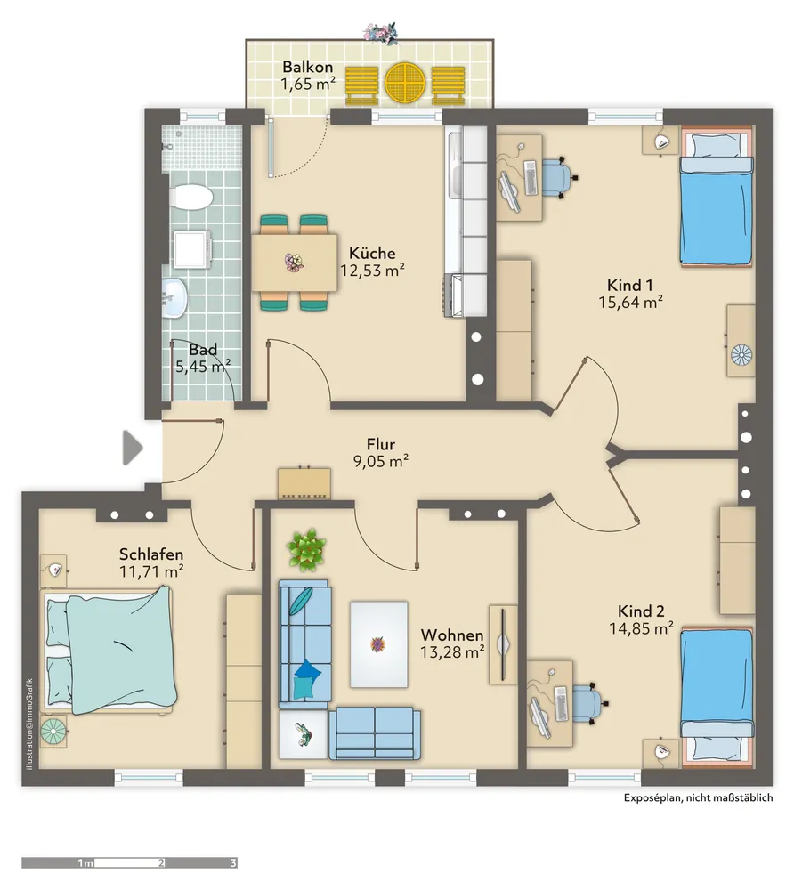 4 Zimmer Wohnung mit 81 m² in Bremen – Bild 10