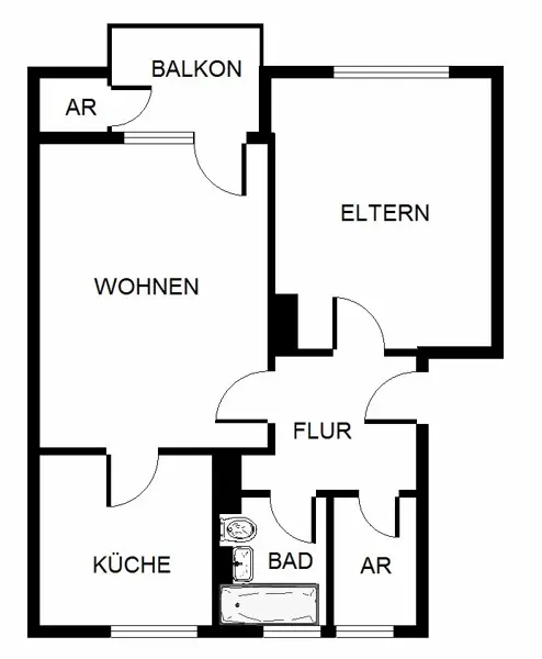 3 Zimmer Wohnung mit 55 m² in Essen – Bild 8
