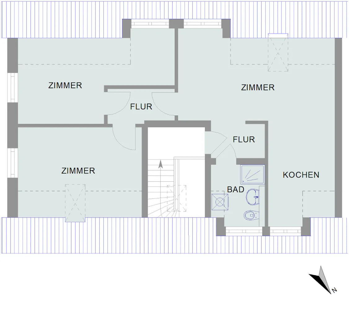 2 Zimmer Wohnung mit 59 m² in Bremen – Bild 2