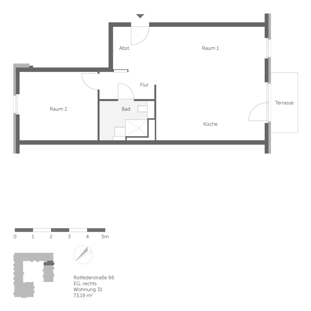 2 Zimmer Wohnung mit 73 m² in Berlin – Bild 7