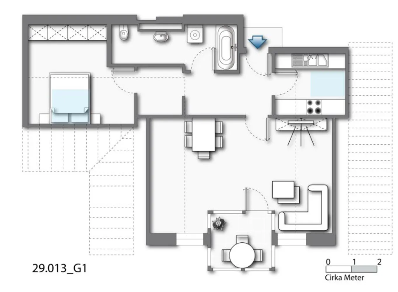 2 Zimmer Wohnung mit 64 m² in Bielefeld – Bild 8