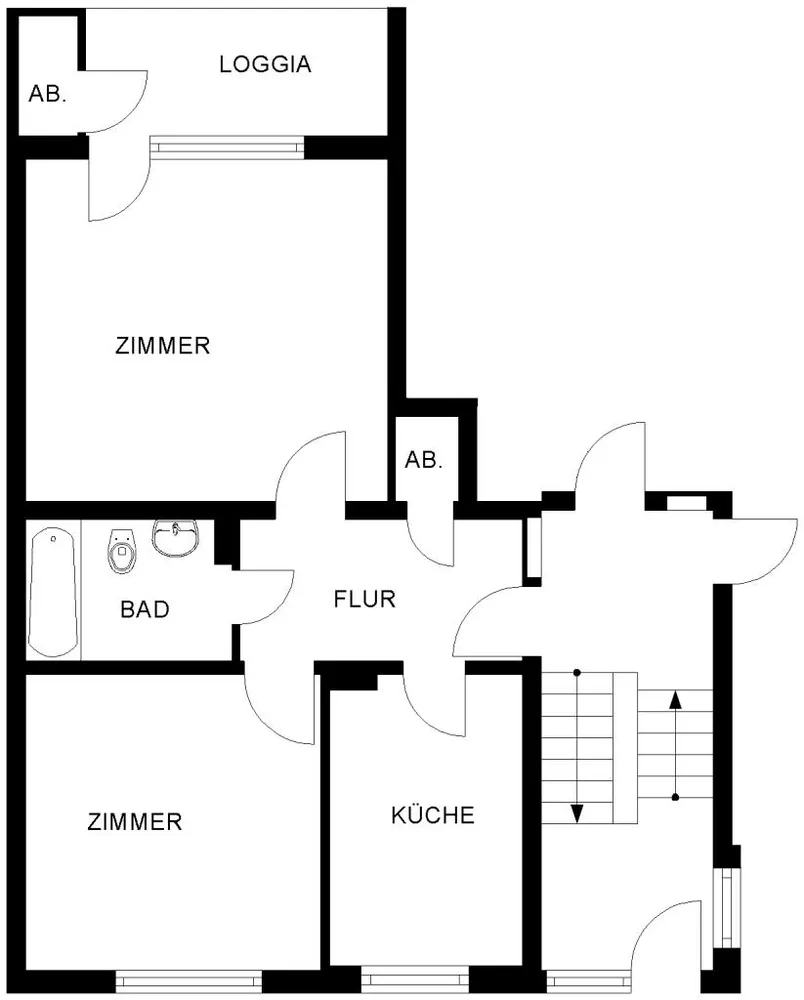 2 Zimmer Wohnung mit 60 m² in Bochum – Bild 3
