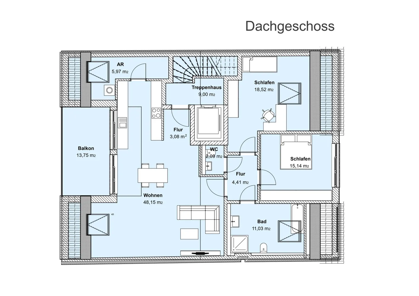 4 room apartment with 120 m² in Bonn – Photo 4