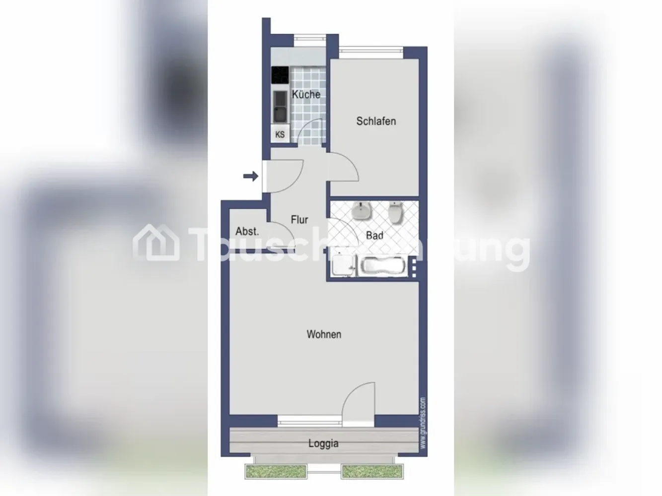 2 room apartment with 57 m² in Hamburg – Photo 4