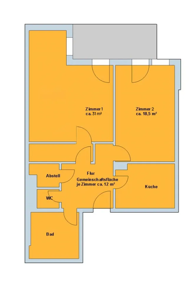 2 Zimmer Wohnung mit 81 m² in Ingolstadt – Bild 3