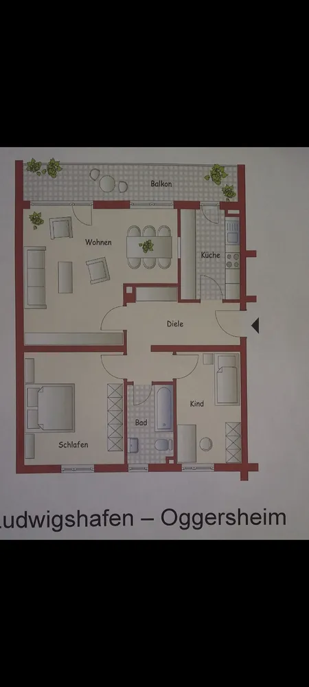 3 Zimmer Wohnung mit 79 m² in Ludwigshafen am Rhein – Bild 2