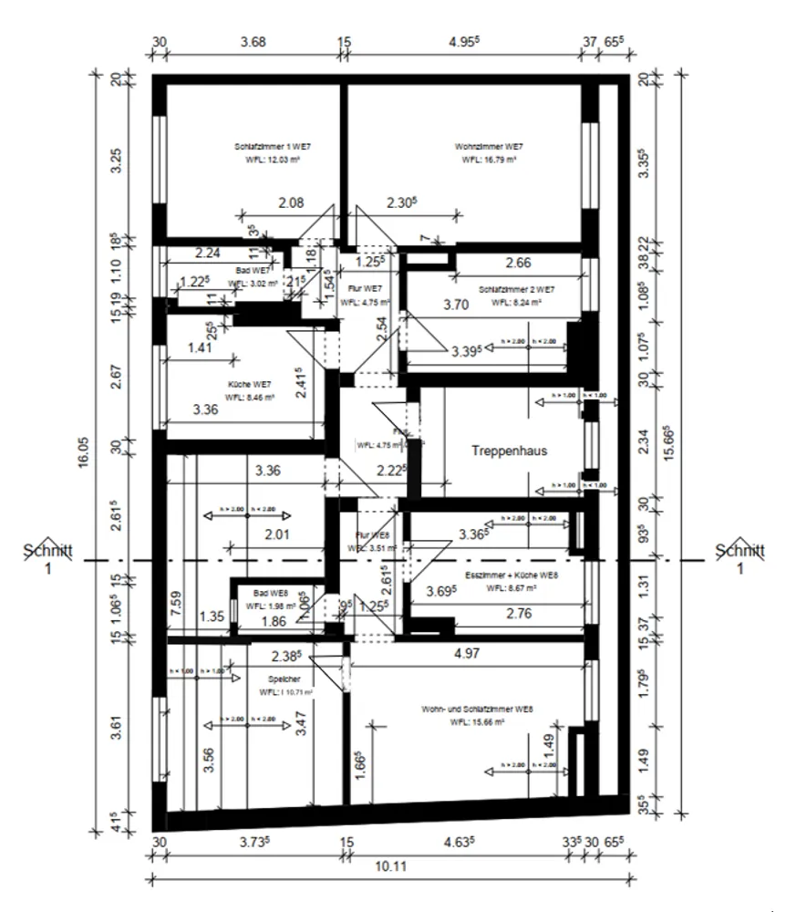 5 Zimmer Wohnung mit 100 m² in Erfurt – Bild 2
