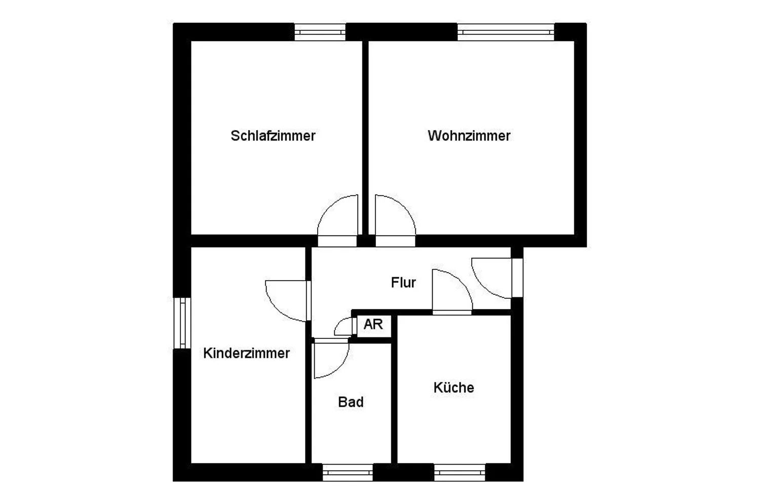 3 Zimmer Wohnung mit 64 m² in Weißenfels – Bild 2