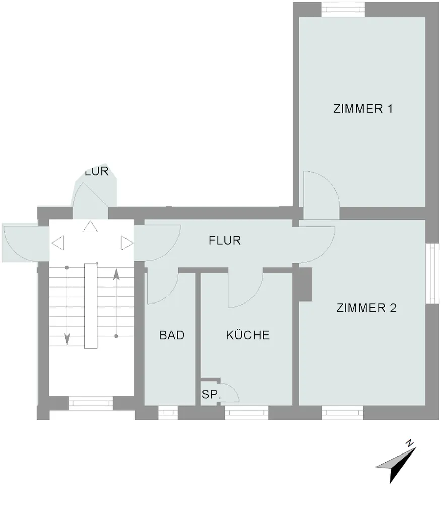 2 Zimmer Wohnung mit 48 m² in Bremen – Bild 1