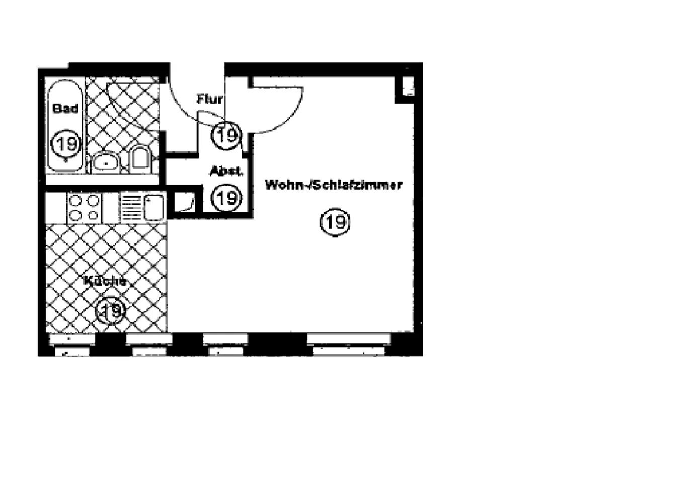 1 Zimmer Wohnung mit 29 m² in Leipzig – Bild 4