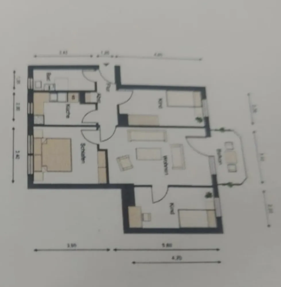 4 Zimmer Wohnung mit 71 m² in Magdeburg – Bild 1