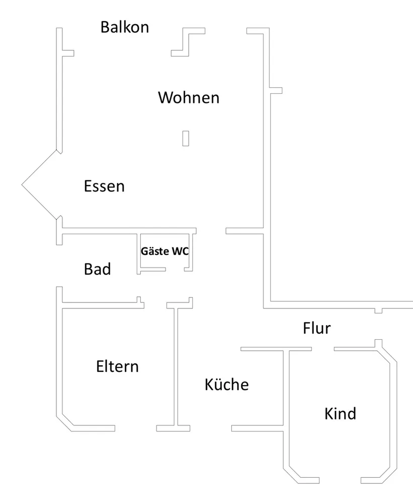 3 Zimmer Wohnung mit 104 m² in Witten – Bild 1