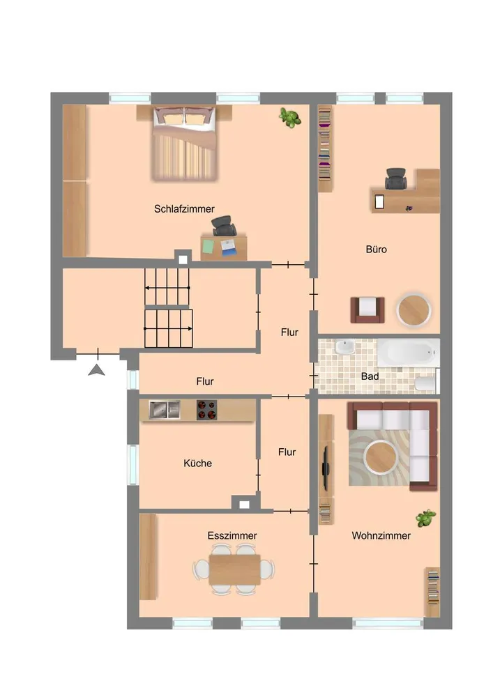 4 Zimmer Wohnung mit 110 m² in Münster – Bild 9