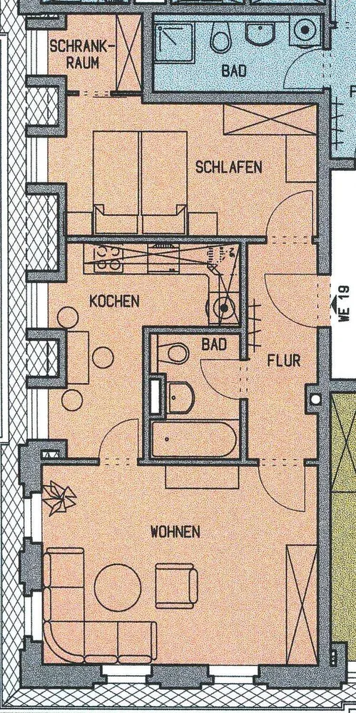 2 room apartment with 53 m² in Chemnitz – Photo 9