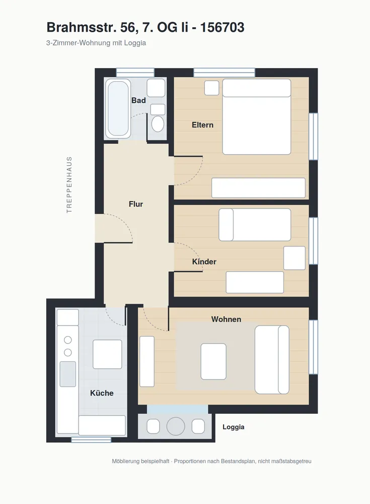 3 room apartment with 72 m² in Regensburg – Photo 2