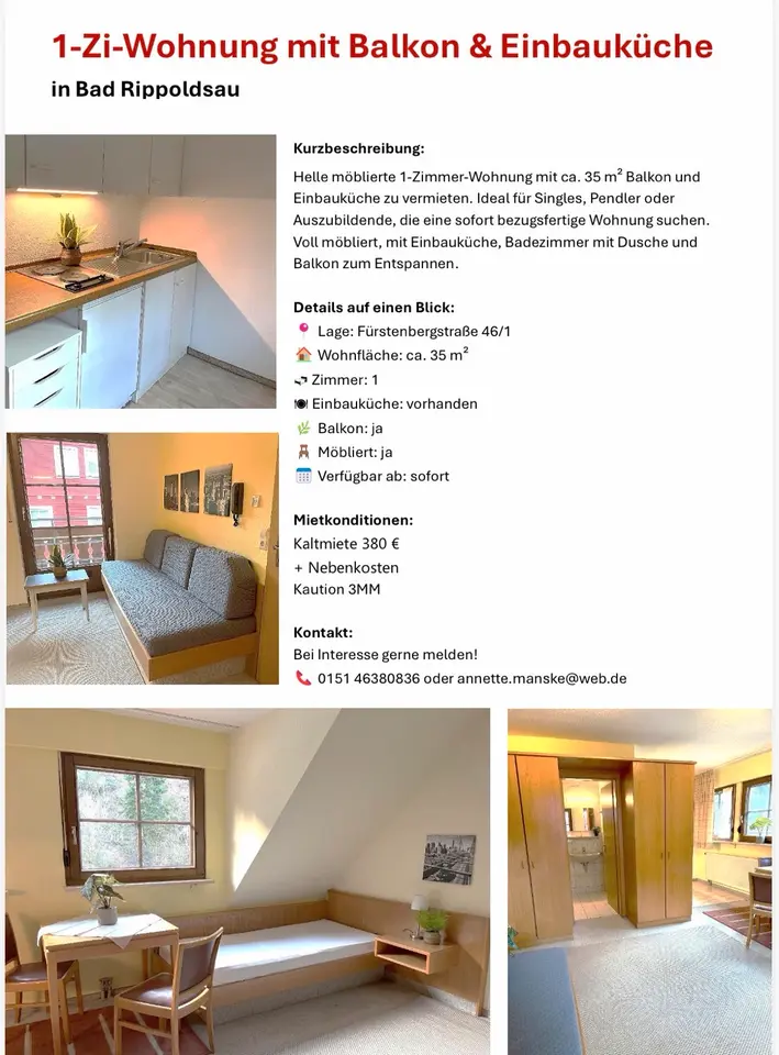 2 Zimmer Wohnung mit 35 m² in Lahr/Schwarzwald – Bild 8
