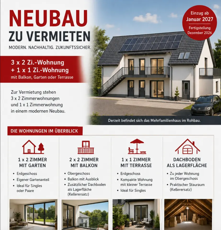 2 Zimmer Wohnung mit 45 m² in Oranienburg – Bild 2