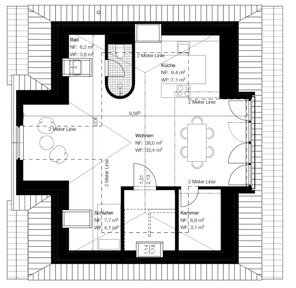 1 Zimmer Wohnung mit 52 m² in Berlin – Bild 11