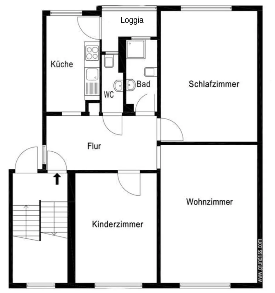 3 room apartment with 80 m² in Stuttgart – Photo 4