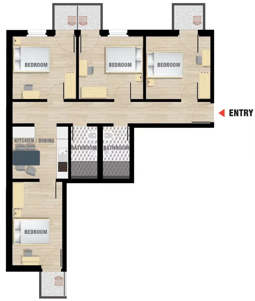Shared room with 11 m² in Berlin – Photo 1
