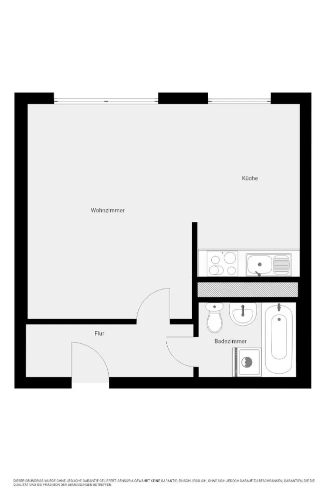 1 Zimmer Wohnung mit 33 m² in Leipzig – Bild 3
