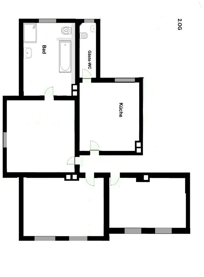 3 Zimmer Wohnung mit 102 m² in Erfurt – Bild 5