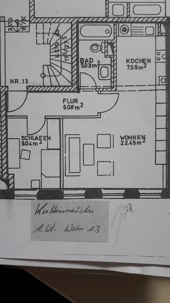 2 Zimmer Wohnung mit 50 m² in Ingolstadt – Bild 2